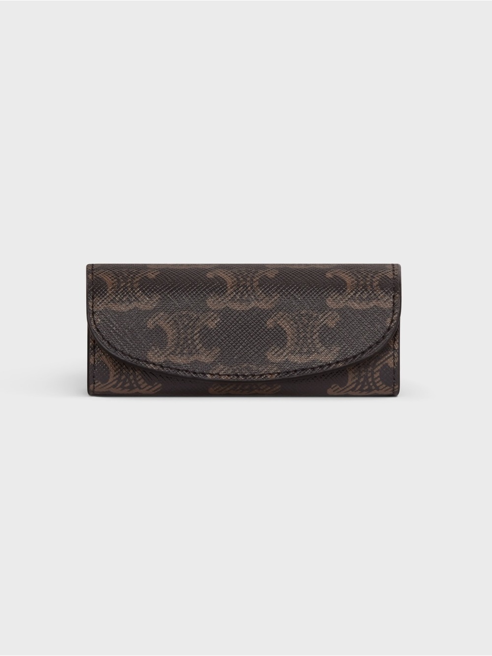 CELINE Triomphe Printed Leather Ring Case